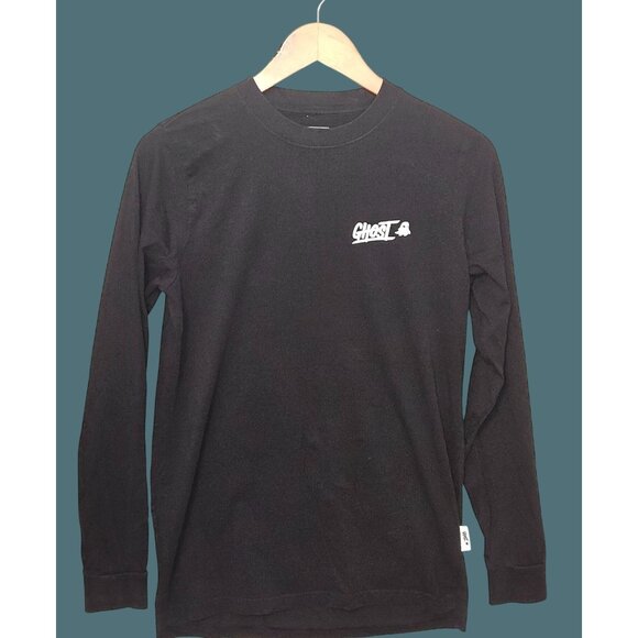 Ghost Lifestyle Legends Recycle Graphic Long Sleeve Black T Shirt Unisex Small - Picture 2 of 7